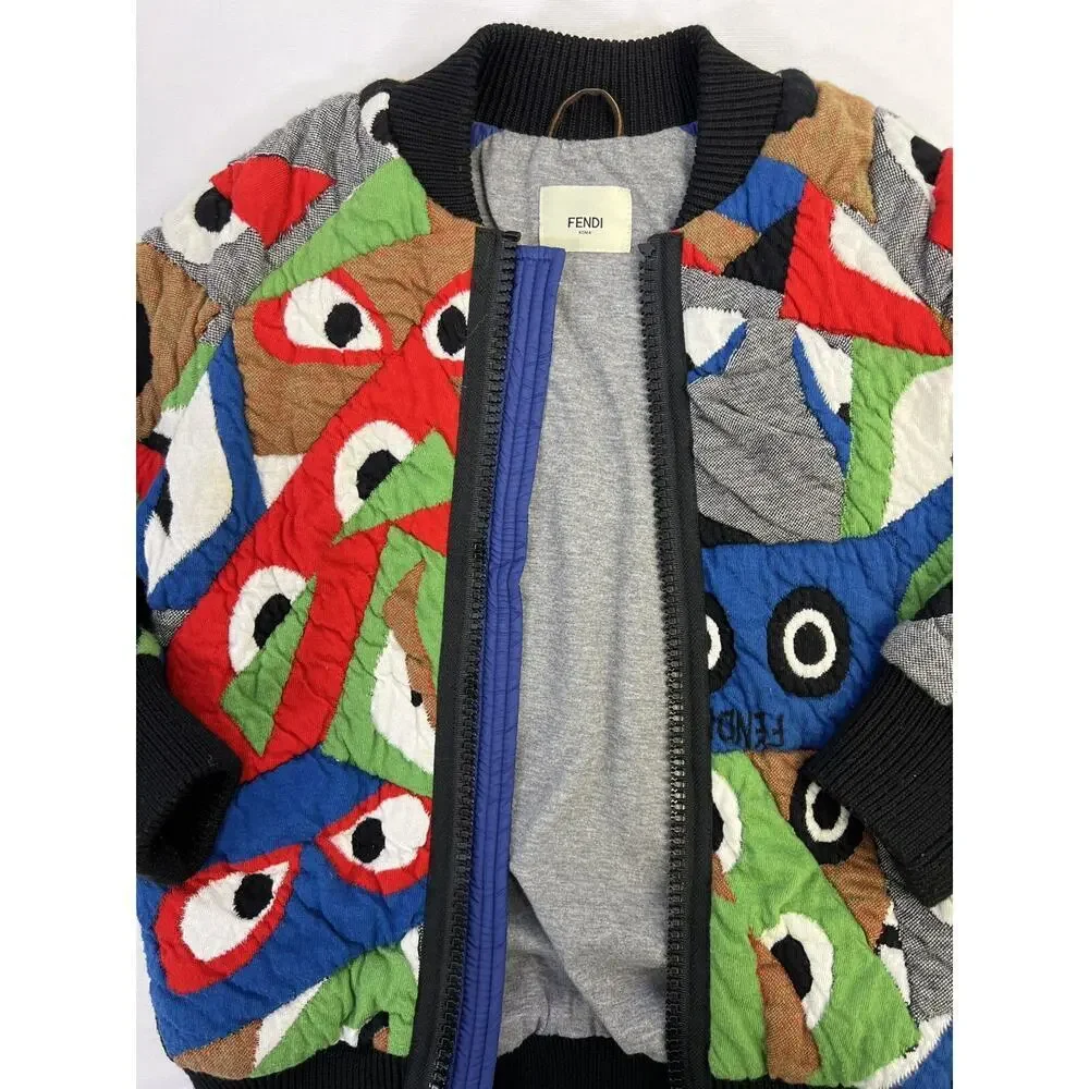 Authentic Fendi Bomber Jacket Girls Size 6